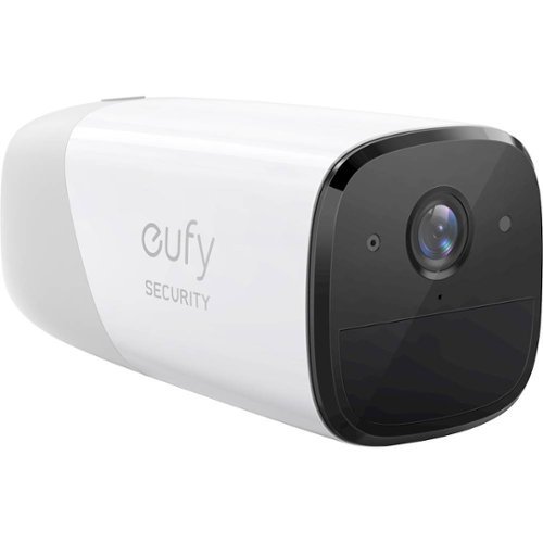 eufy Security - eufyCam 2 Indoor/Outdoor 1080p Wi-Fi Wire-Free Add-On Security Camera - White