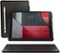 ZAGG - Nomad Book Keyboard Folio Case for Most Tablets Up To 10.5" - Black-Front_Standard