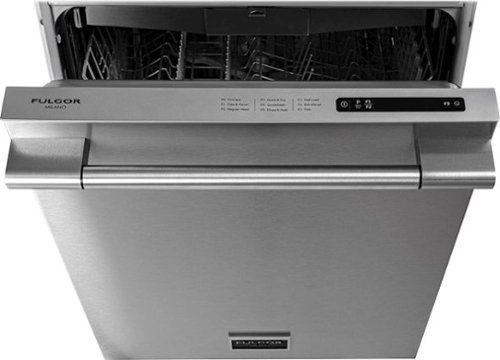 Sofia Handle and Badge Kit for Select Fulgor Milano Dishwashers - Stainless Steel-Front_Standard 