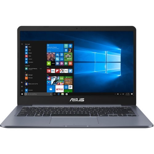 ASUS - 14" Laptop - Intel Pentium Silver - 4GB Memory - 128GB eMMC Flash Memory - Star Gray-Front_Standard 