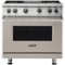 Viking - Professional 5 Series 5.1 Cu. Ft. Freestanding LP Gas Convection Range - Pacific Gray-Front_Standard