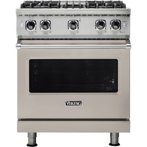 Viking - Professional 5 Series 4.0 Cu. Ft. Freestanding Gas Convection Range - Pacific Gray