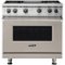 Viking - Professional 5 Series 5.1 Cu. Ft. Freestanding Gas Convection Range - Pacific Gray-Front_Standard