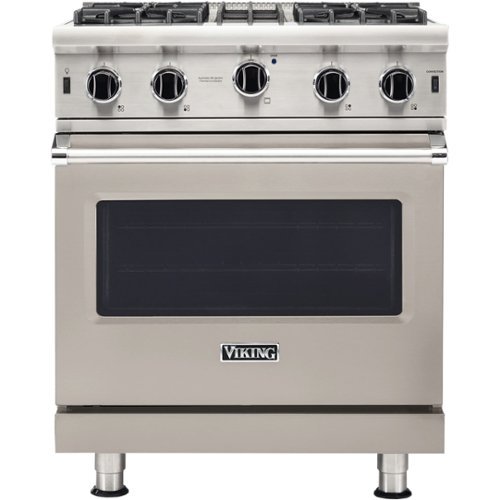 Viking - Professional 5 Series 4.0 Cu. Ft. Freestanding LP Gas Convection Range - Pacific Gray