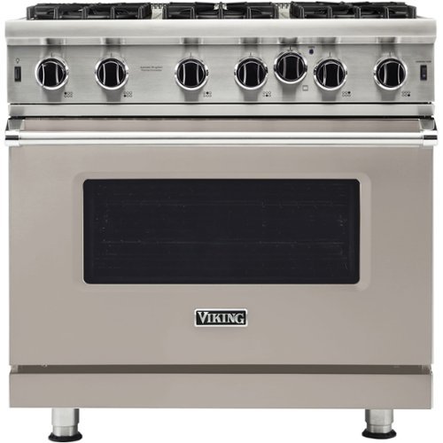 Viking - Professional 5 Series 5.1 Cu. Ft. Freestanding Gas Convection Range - Pacific Gray