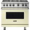 Viking - Professional 5 Series 5.1 Cu. Ft. Freestanding LP Gas Convection Range - Vanilla Cream-Front_Standard