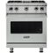 Viking - Professional 5 Series 4.0 Cu. Ft. Freestanding LP Gas Convection Range - Arctic Gray-Front_Standard