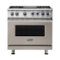 Viking - VGR Freestanding 7-Series Gas 36"W Range - Pacific Gray-Front_Standard