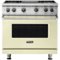 Viking - Professional 5 Series 5.1 Cu. Ft. Freestanding LP Gas Convection Range - Vanilla Cream-Front_Standard