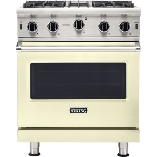 

Viking - Professional 5 Series 4.0 Cu. Ft. Freestanding LP Gas Convection Range - Vanilla Cream