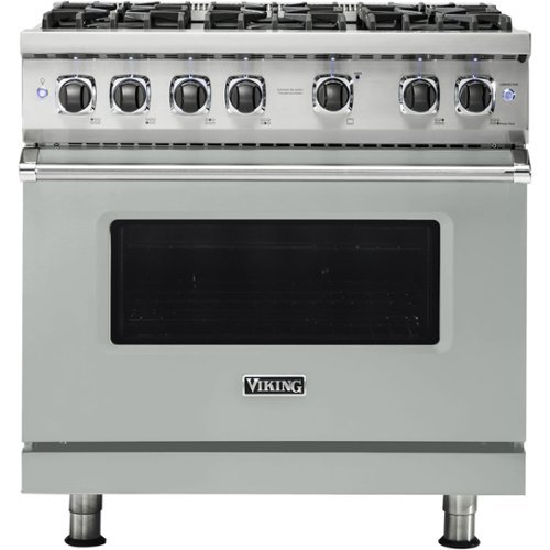 

Viking - Professional 5 Series 5.1 Cu. Ft. Freestanding LP Gas Convection Range - Arctic Gray