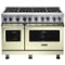Viking - VGR Freestanding 7-Series Gas 48"W Range - Vanilla Cream-Front_Standard