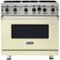 Viking - Professional 5 Series 5.1 Cu. Ft. Freestanding LP Gas Convection Range - Vanilla Cream-Front_Standard