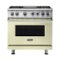 Viking - VGR Freestanding 7-Series Gas 36"W Range - Vanilla Cream-Front_Standard