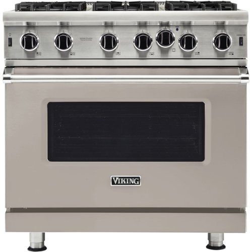 Viking - Professional 5 Series 5.1 Cu. Ft. Freestanding LP Gas Convection Range - Pacific Gray