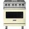 Viking - 5-Series 4.7 Cu. Ft. Self-Cleaning Freestanding Dual Fuel Convection Range - Vanilla Cream-Front_Standard