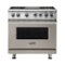Viking - VGR Freestanding 7-Series Gas 36"W Range - Pacific Gray-Front_Standard