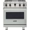 Viking - Professional 5 Series 4.0 Cu. Ft. Freestanding Gas Convection Range - Arctic Gray-Front_Standard