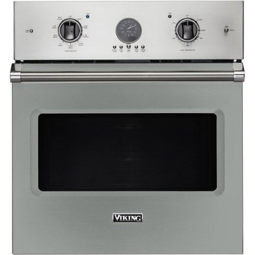 Viking - Professional 5 Series 27" Built-In Single Electric Convection Oven - Arctic Gray