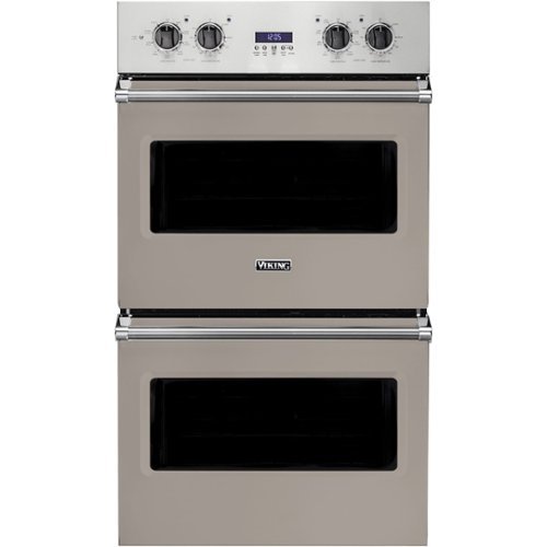 Viking - Professional 5 Series 30" Built-In Double Electric Convection Wall Oven - Pacific Gray