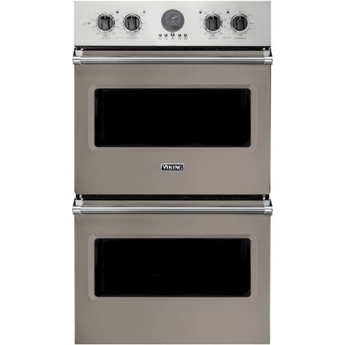 Viking - Professional 5 Series 30" Built-In Double Electric Convection Wall Oven - Pacific Gray