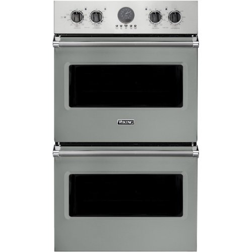 Viking - Professional 5 Series 30" Built-In Double Electric Convection Wall Oven - Arctic gray