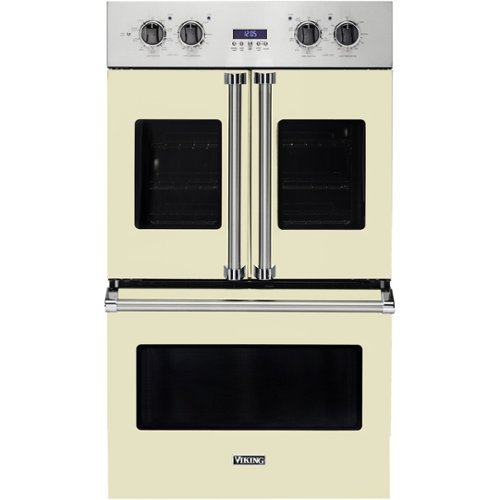 Viking - Professional 7 Series 30" Built-In Double Electric Convection Wall Oven - Vanilla Cream