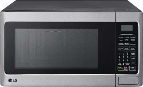  LG - 1.1 Cu. Ft. Mid-Size Microwave - Stainless steel