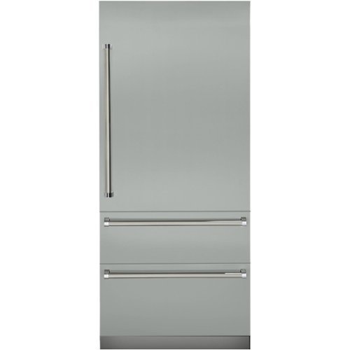 Viking - Professional 7 Series 20 Cu. Ft. Bottom-Freezer Built-In Refrigerator - Arctic gray