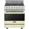 Viking - 3 Series 4.7 Cu. Ft. Freestanding Electric True Convection Range with Self-Cleaning - Vanilla Cream-Front_Standard
