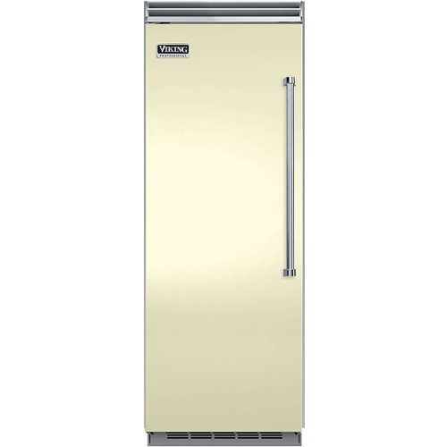 Viking - Professional 5 Series Quiet Cool 15.9 Cu. Ft. Upright Freezer with Interior Light - Vanilla cream