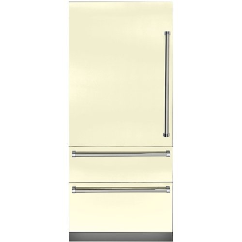 Viking - Professional 7 Series 20 Cu. Ft. Bottom-Freezer Built-In Refrigerator - Vanilla cream