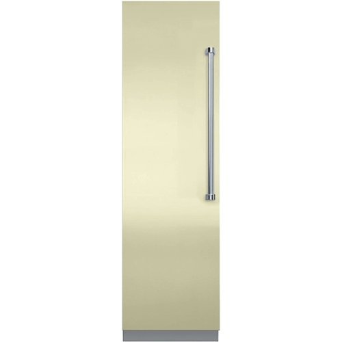 Viking - Professional 7 Series 8.4 Cu. Ft. Upright Freezer with Interior Light - Vanilla cream