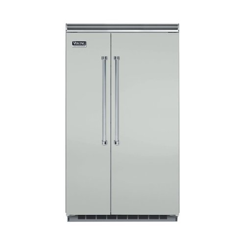 Viking - Professional 5 Series Quiet Cool 29.1 Cu. Ft. Side-by-Side Built-In Refrigerator - Arctic gray