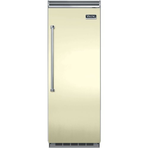 Viking - Professional 5 Series Quiet Cool 17.8 Cu. Ft. Built-In Refrigerator - Vanilla Cream