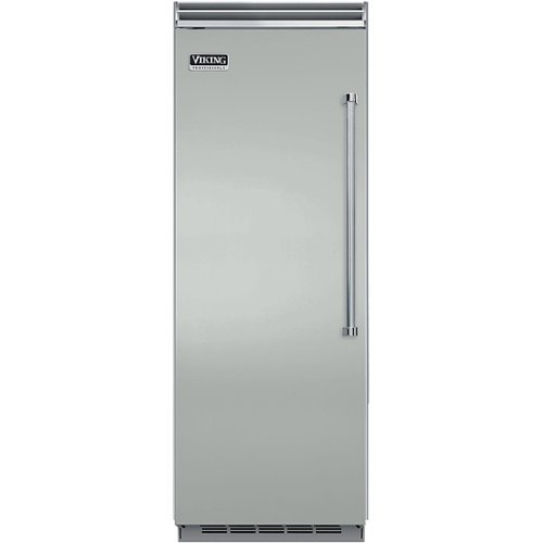 Viking - Professional 5 Series Quiet Cool 17.8 Cu. Ft. Built-In Refrigerator - Arctic Gray