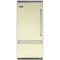 Viking - Professional 5 Series Quiet Cool 20.4 Cu. Ft. Bottom-Freezer Built-In Refrigerator - Vanilla Cream-Front_Standard