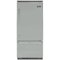 Viking - Professional 5 Series Quiet Cool 20.4 Cu. Ft. Bottom-Freezer Built-In Refrigerator - Arctic Gray-Front_Standard