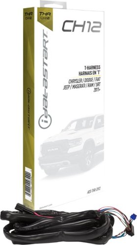 iDataStart - T-Harness Kit for Select Chrysler, Dodge, Fiat, Jeep, Ram, SRT Vehicles - Black