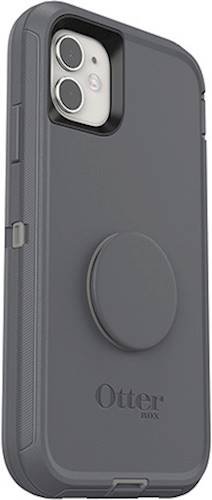 OtterBox - Otter + Pop Defender Series Case for Apple® iPhone® 11 - Howler Gray