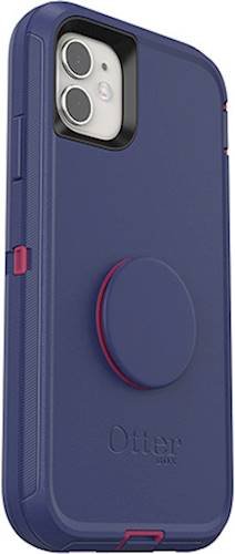 OtterBox - Otter + Pop Defender Series Case for Apple® iPhone® 11 - Grape Jelly Purple-Angle_Standard 