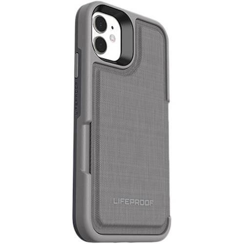 LifeProof - FLiP Wallet Case for Apple® iPhone® 11 - Cement Surfer-Angle_Standard 