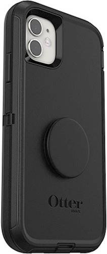 OtterBox - Otter + Pop Defender Series Case for Apple® iPhone® 11 - Black-Angle_Standard 