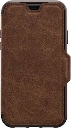 OtterBox - Strada Series Folio Case for Apple® iPhone® 11 - Espresso Brown-Front_Standard 