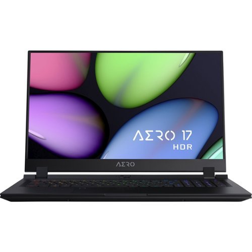 GIGABYTE - AERO 17.3" 4K Ultra HD Laptop - Intel Core i7 - 32GB Memory - NVIDIA GeForce RTX 2080 - 1TB SSD - Black-Front_Standard 