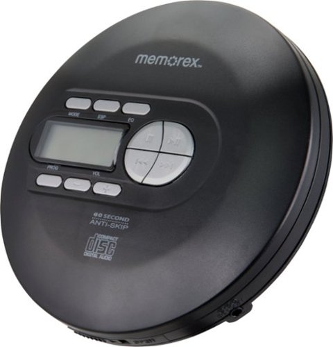 Memorex - Portable CD Player - Black