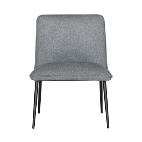 Studio Designs - 4-Leg 100% Polyester Accent Chair - Dark Gray