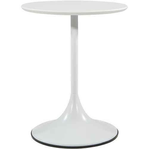 WorkSmart - Flower Round Modern Table - White