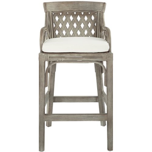 OSP Home Furnishings - Plantation Bar Stool - Gray Wash