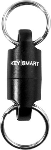 KeySmart - MagConnect Magnetic Keychain Quick Connect - Black